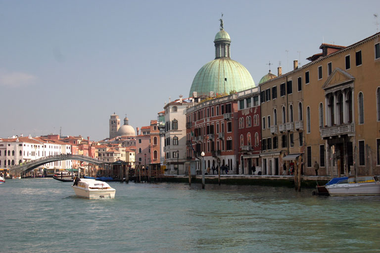Ponte dell Accademia and copper roof