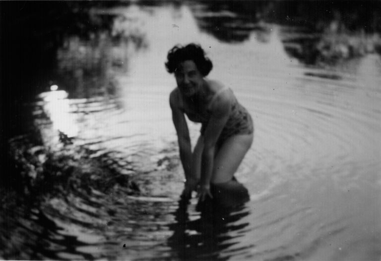 Bobbly swimwear in River Eden