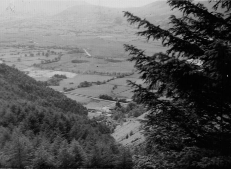 View of valley