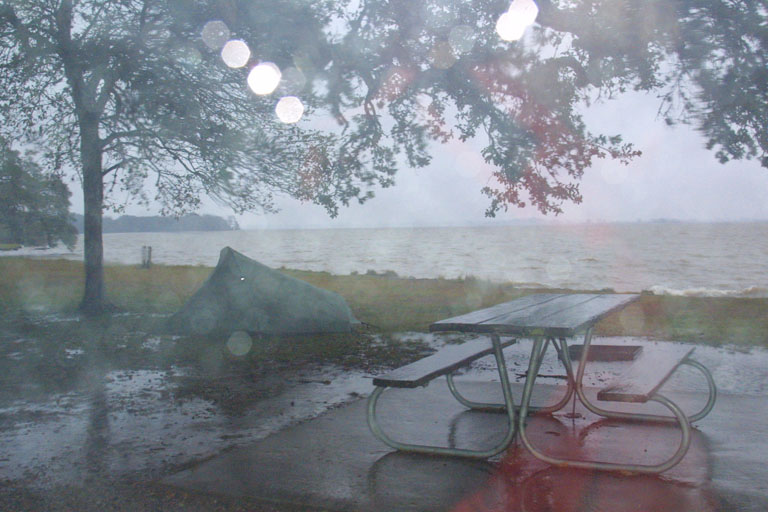 Lake Texana storm