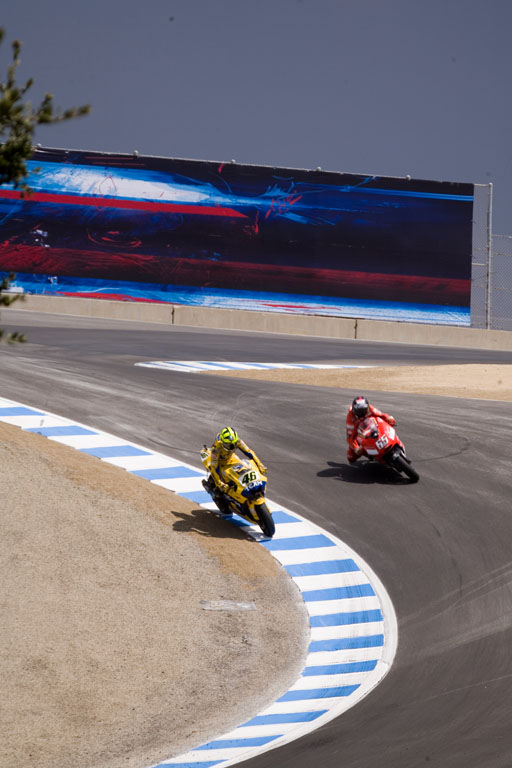 Rossi runs wide